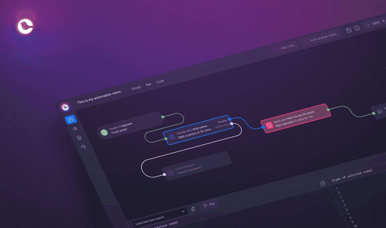 Automations debugger, validation, and GET profile node hero