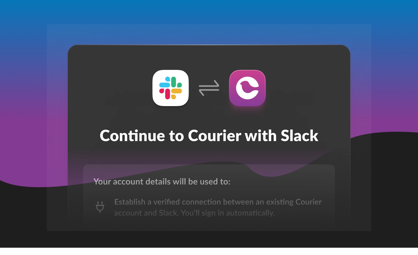 Slack and Courier Integration