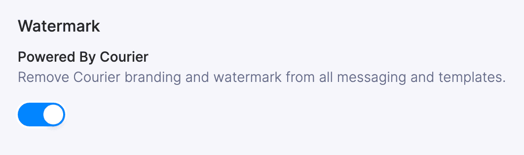 Courier Watermark Disabled for All hero